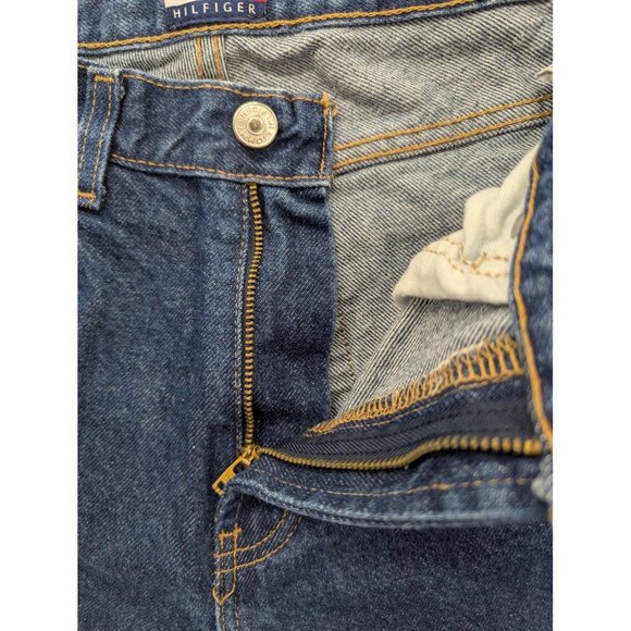 Vintage Tommy Hilfiger Jeans Womens 6 Blue High Rise Straight 100% Cotton 90s - Picture 12 of 14
